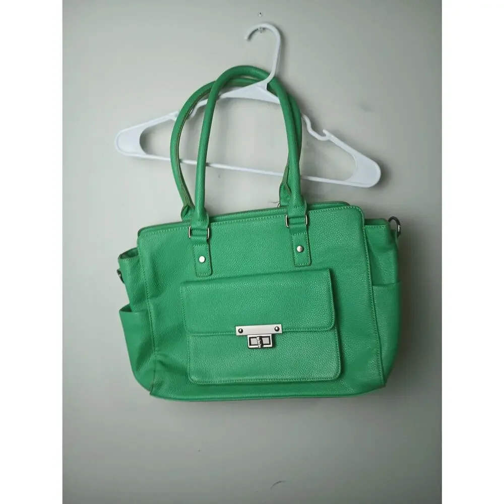 Damsel in Defense Daphne Concealed Carry Kari Purse Green Shoulder Bag‎